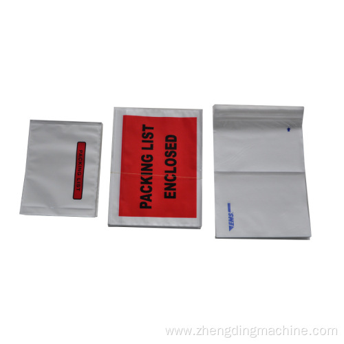 High Speed Packing List Envelope Machine